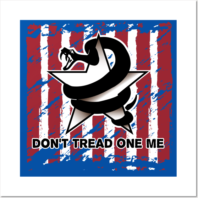 Dont Tread On Me Wall Art by Illustratorator